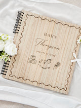 Next Personalised Baby Shower Wooden Scrapbook- Buy online at McGrocer