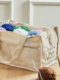 Made Yours personalised craft caddy with embroidered name, UK version