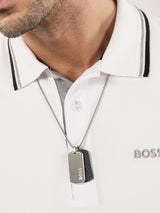 Next BOSS Devon Silver Tone Stainless Steel Necklace- Buy online at McGrocer