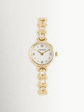 Coach White Iris gold plated bracelet watch 22mm, imported from the UK