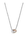 Olivia Burton Kindred Interlink rose gold necklace heart motif - British product