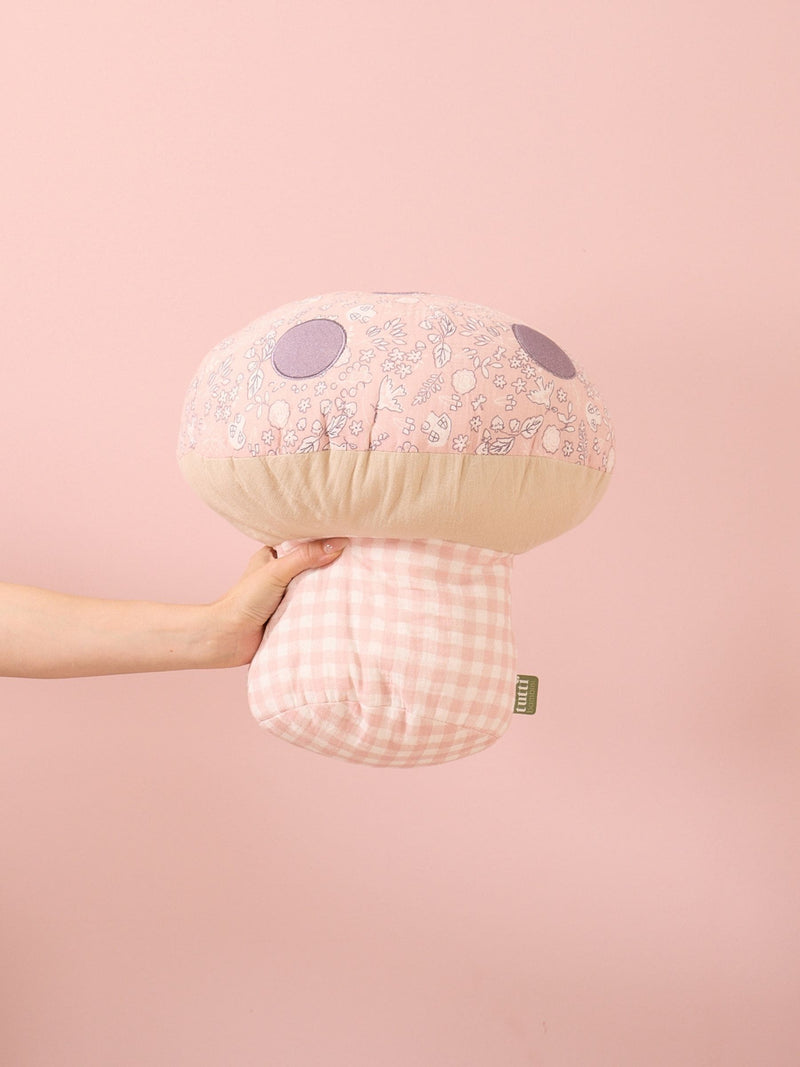Tutti Bambini muslin mushroom cushion 40cm - British product