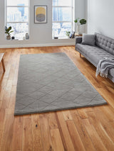 Next Think Rugs Kasbah Grey Modern Wool Rug- Buy online at McGrocer