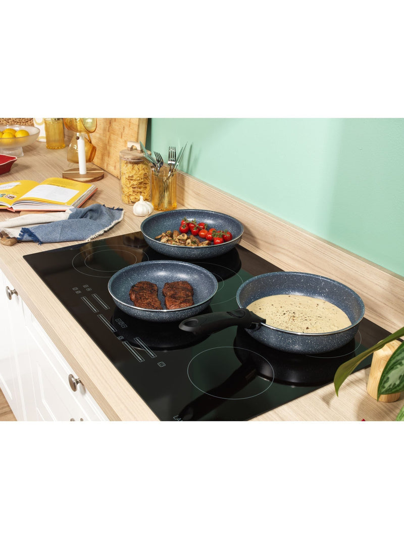 Russell Hobbs blue stone non-stick pan set, UK version