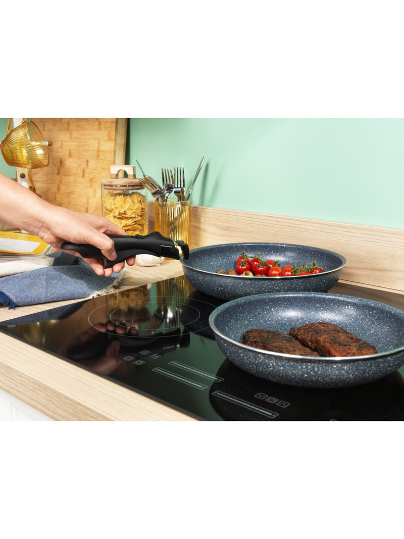 Russell Hobbs blue stone non-stick pan set, UK version