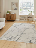 Think Rugs Mirage grey abstract rug - British product