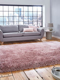 Think Rugs Rose Montana plain shaggy rug, UK version