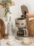 Salter Rise coffee machine 1.5L taupe finish - British product