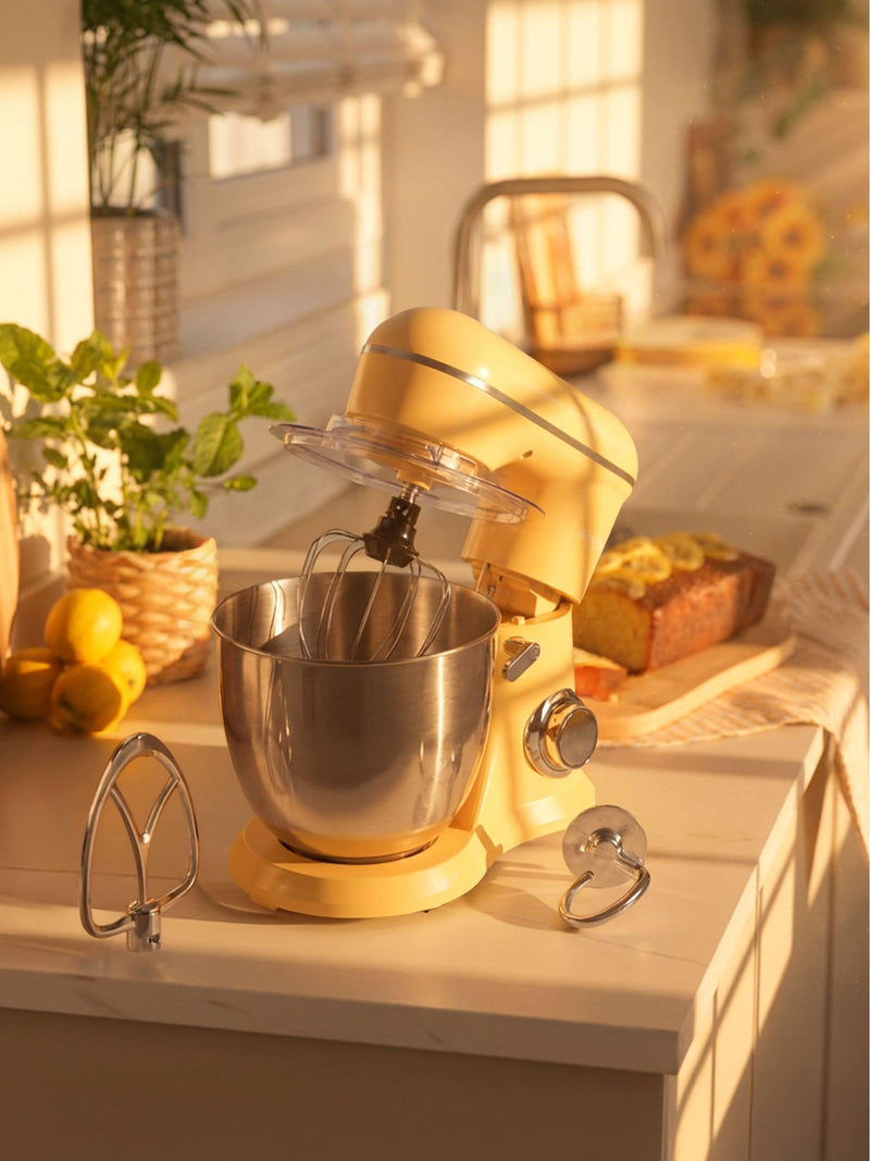 Salter Yellow British Bakes Stand Mixer 4L - British product
