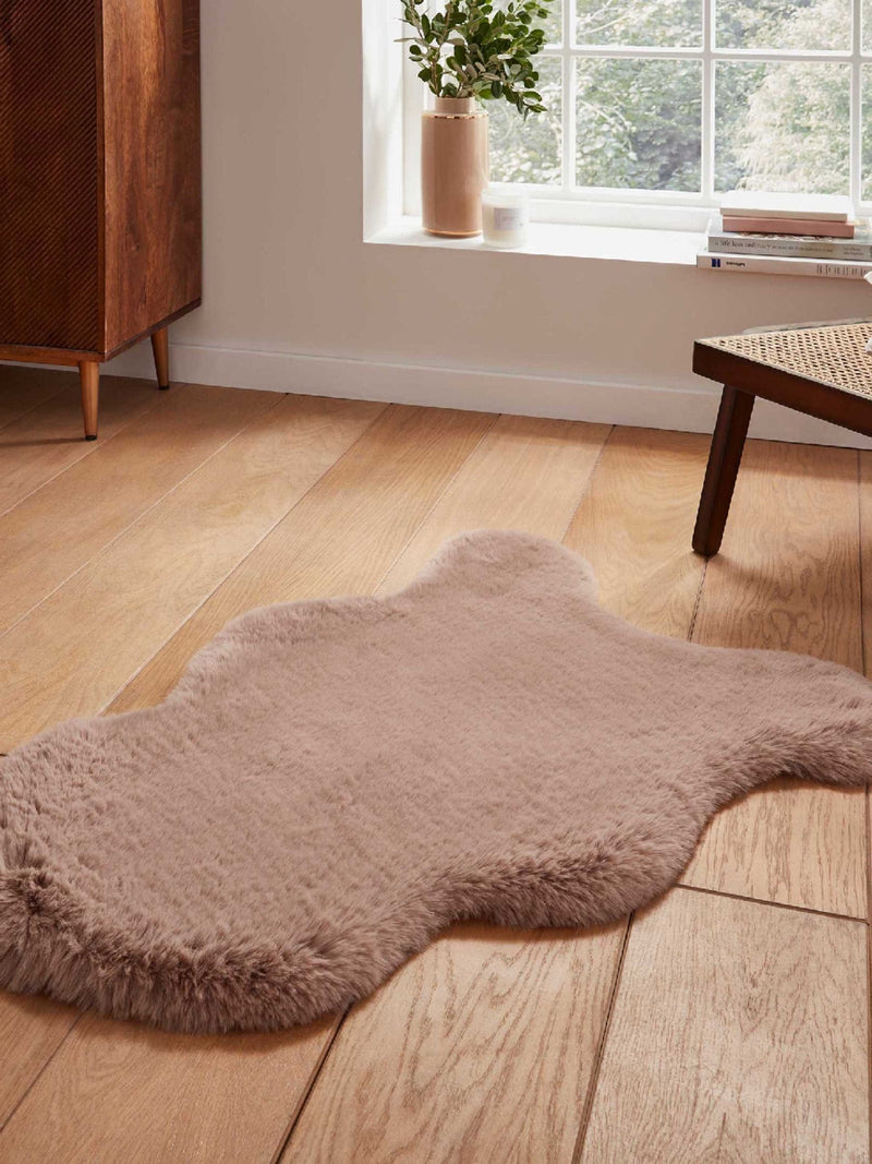 Think Rugs Mink Super Teddy shaggy rug 60x90cm, UK version