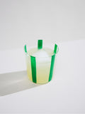 Conran Shop Green Nova stripe tumblers 360ml set (British brand)