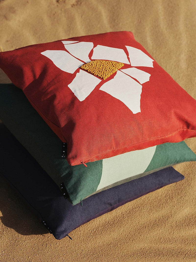 The Conran Shop mosaic floral cushion 50x50cm (British brand)