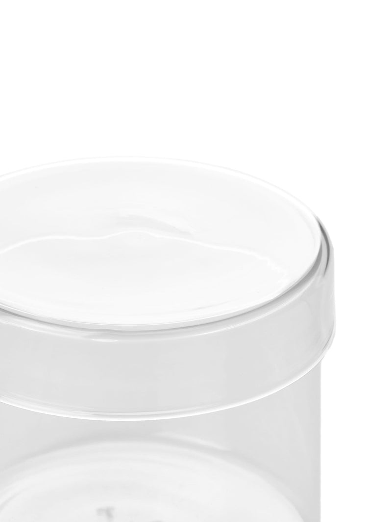 The Conran Shop clear lidded storage pot 8.5cm, imported from the UK