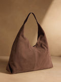 Russell & Bromley brown oversized shoulder bag (British brand)