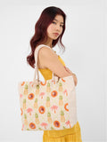 Accessorize Orange Pineapple Embroidered beach bag - British product