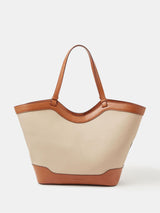 Next Accessorize Brown Canvas Tote Bag- Buy online at McGrocer