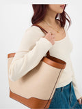 Accessorize brown canvas tote bag - British product
