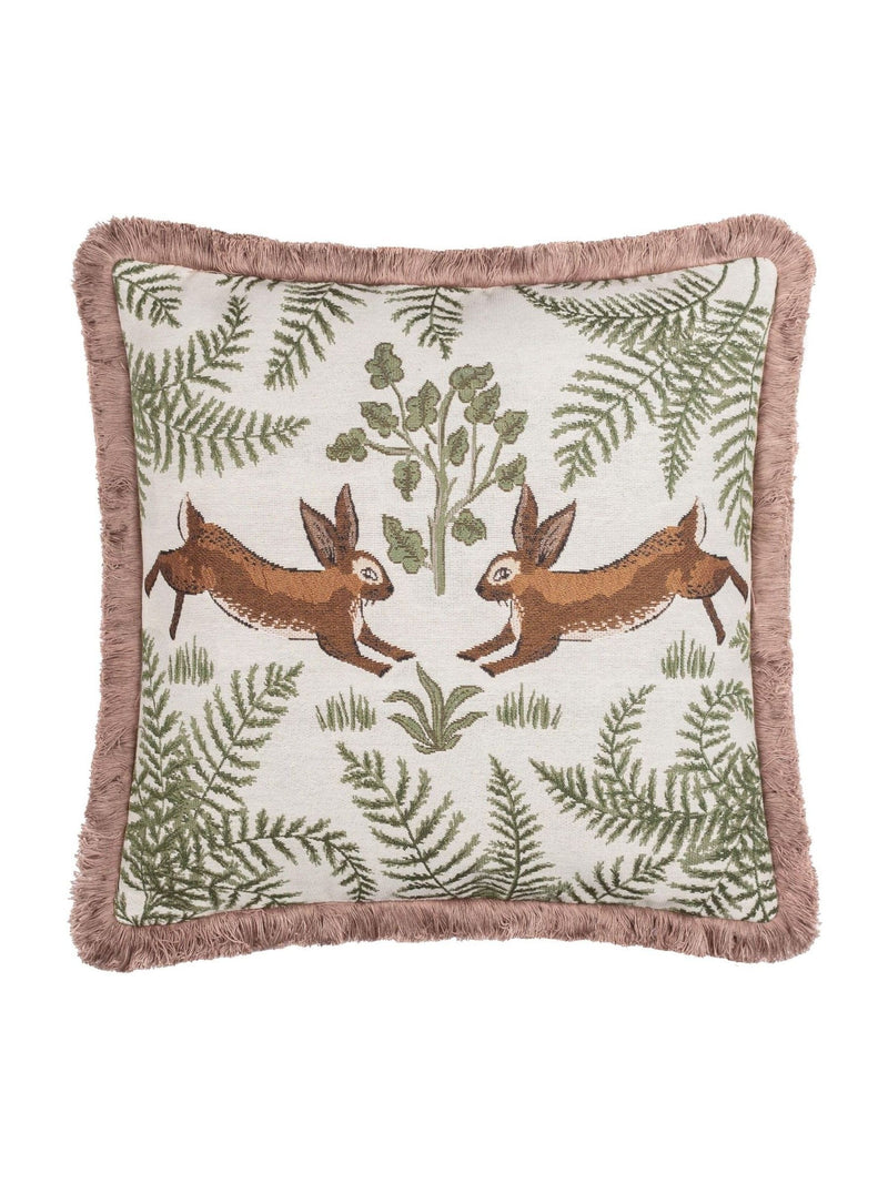 Wylder Willow embroidered rabbit cushion 30x50 cm, imported from the UK