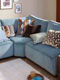Furn Ginger Metro Prism velvet cushion 45x45cm (British brand)