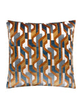 Furn Ginger Metro Prism velvet cushion 45x45cm (British brand)