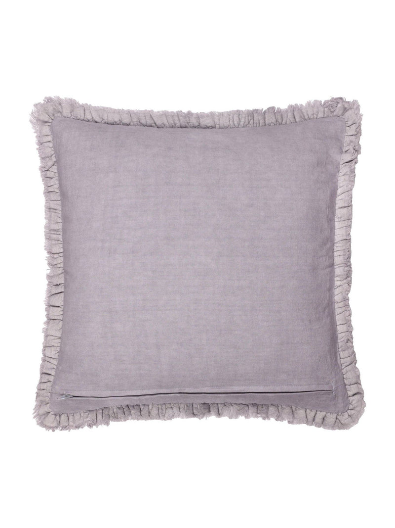 Yard Bertie cotton velvet feather filled cushion 45x45, UK version