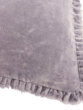 Yard Bertie cotton velvet feather filled cushion 45x45, UK version