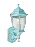BHS Travers large outdoor lantern Verdi Gris finish UK version