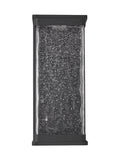 BHS Black Yates LED water glass lantern, UK version