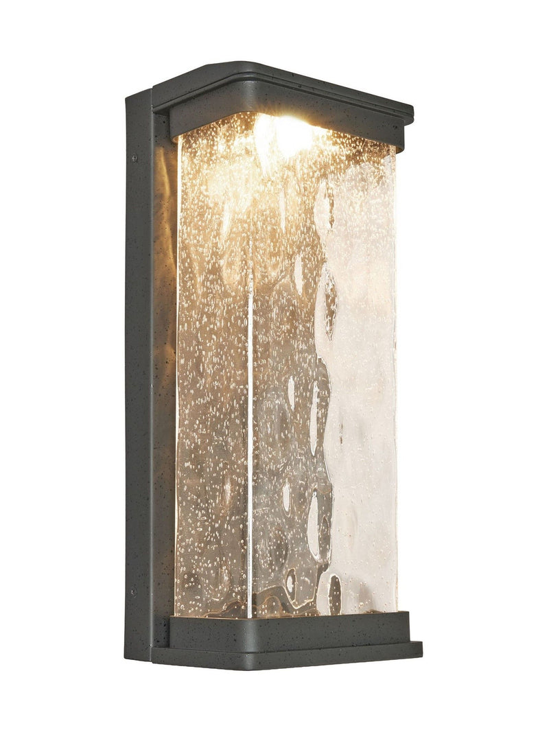 BHS Black Yates LED water glass lantern, UK version