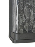 BHS Black Yates LED water glass lantern, UK version