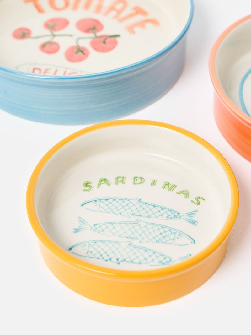 Oliver Bonas ceramic tapas bowls set gift box - British product