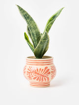 Next Oliver Bonas Red Leaf Small Ceramic Plant Pot- Buy online at McGrocer