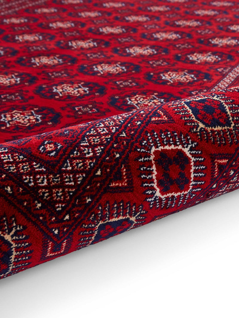 Think Rugs red Dubai traditional rug (British brand)