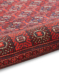Think Rugs Red Kashmar washable polyester rug - British product