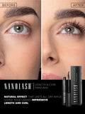 Nanolash lengthening and curling mascara black (British brand)