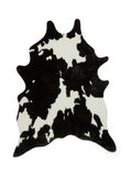Think Rugs faux cow rug black faux fur, imported from the UK