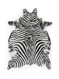Think Rugs faux fur zebra rug, imported from the UK