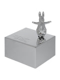 Peter Rabbit silver christening musical box, UK version