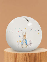 Next Peter Rabbit Silver Ceramic Money Bank- Buy online at McGrocer