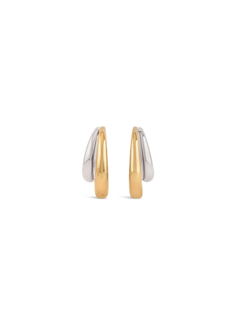 Dinny Hall Toro double hoop earrings 15mm (British brand)