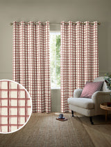 Next Emily Bond Spiced Red Gingham Made to Measure Curtains- Buy online at McGrocer