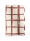 Emily Bond spiced red gingham made to measure curtains (British brand)