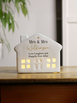 Next PMC Personalised LED Light Up Ceramic House- Buy online at McGrocer