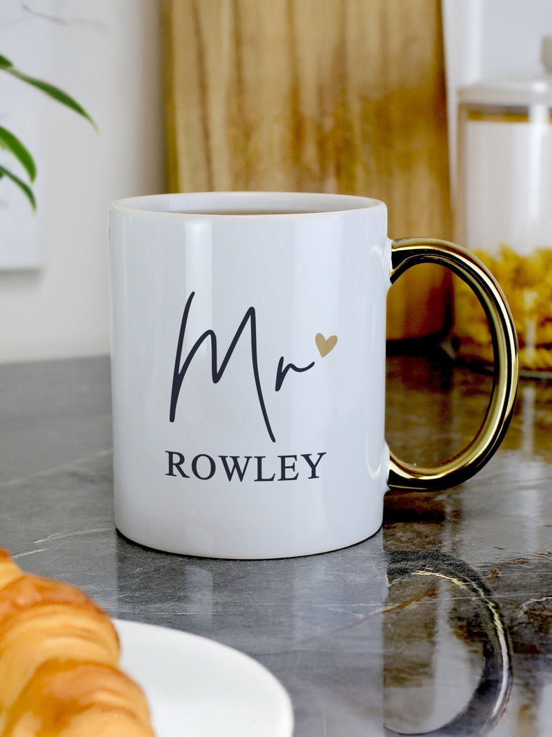 PMC personalised Mrs mug 11cm (British brand)
