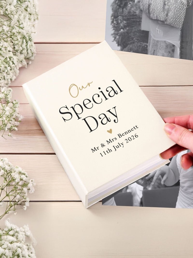 PMC personalised wedding photo album 6x4, UK version