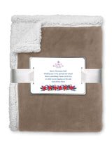 Next Treat Republic Personalised Sherpa Lined Fleece Blanket 150cm x 120cm- Buy online at McGrocer