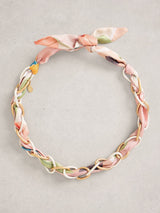 Next White Stuff Orange Janna Link Scarf Necklace- Buy online at McGrocer