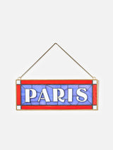 Next Oliver Bonas Red & Blue Paris Stained Glass Wall Art 28cm x 35cm- Buy online at McGrocer