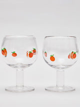 Next Oliver Bonas Set of 2 Clear Orange Spritz Glasses- Buy online at McGrocer