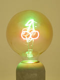 Oliver Bonas red glass light bulb, imported from the UK